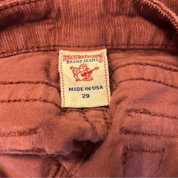 True Religion Vintage Made in USA Low Rise Skinny Corduroy Jeans, Size 29 - Picture 8 of 10